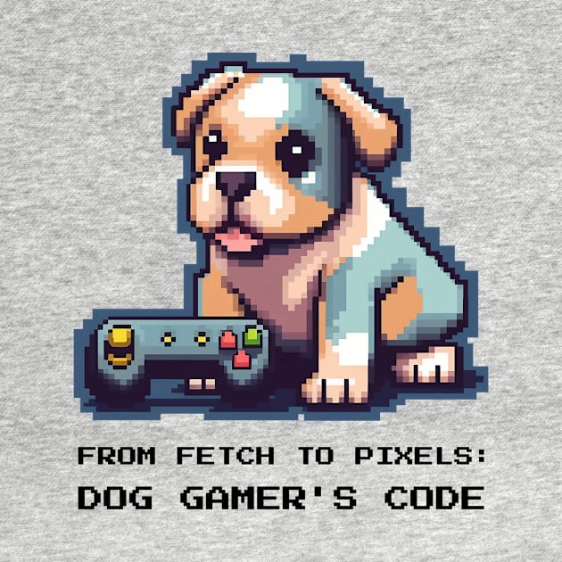 From Fetch to Pixels: Dog Gamer's Code by Creative Cartoon